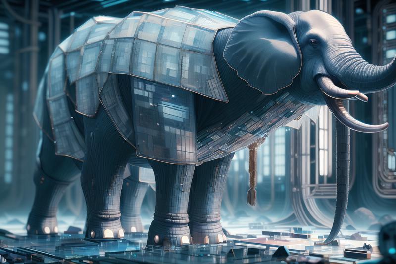 04123-12345-masterpiece, elephant_1.2, _ , glasstech , chromatic aberration, caustics, scifi.png